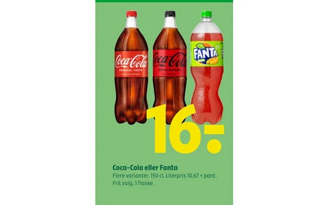 Coca-cola or fanta product image