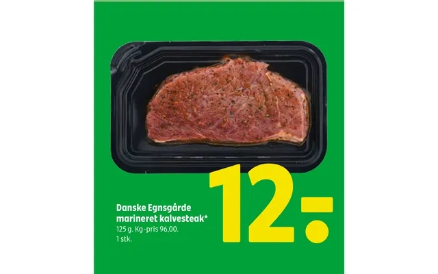 Danish egnsgårde marinated kalvesteak product image