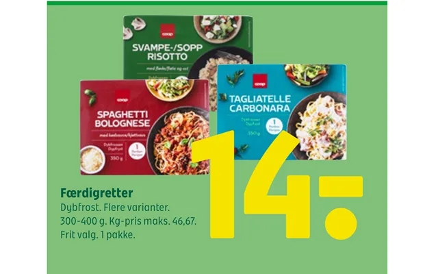 Ready meals product image