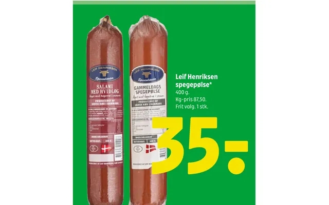 Leif henriksen salami product image