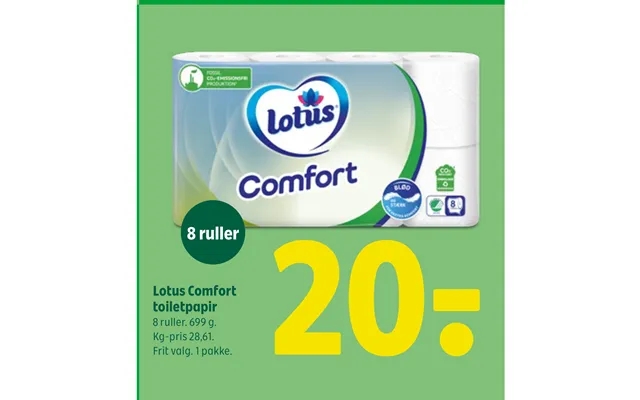 Lotus comfort toilet paper product image