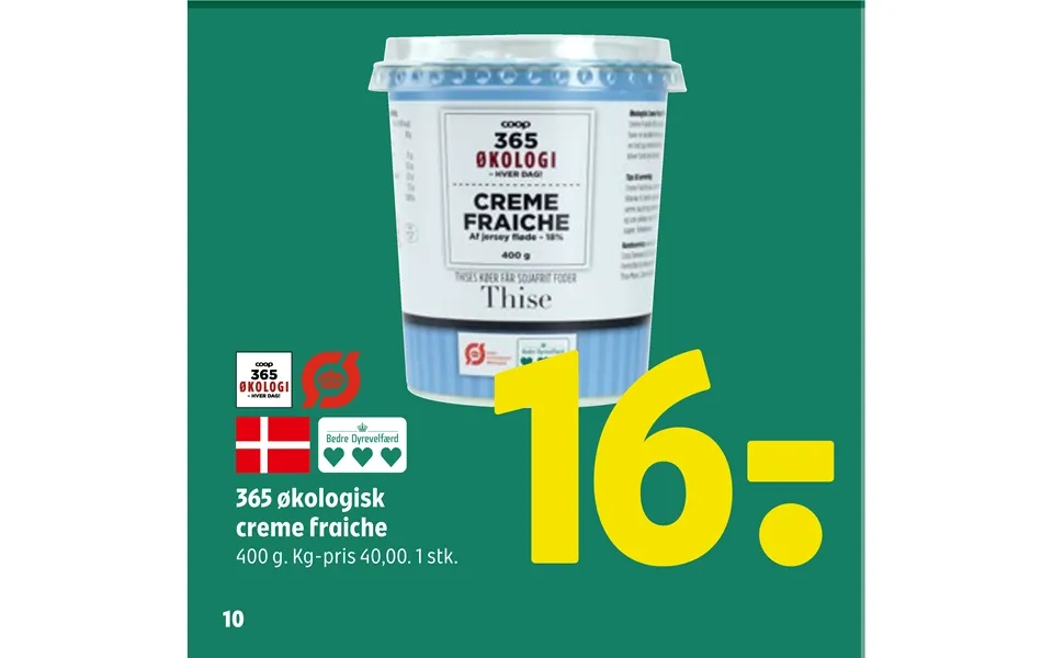 365 Økologisk Creme Fraiche