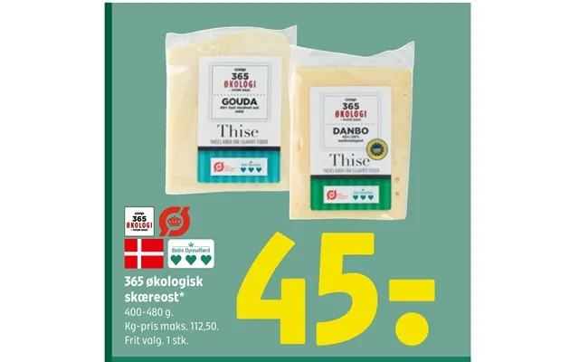 365 Økologisk Skæreost product image