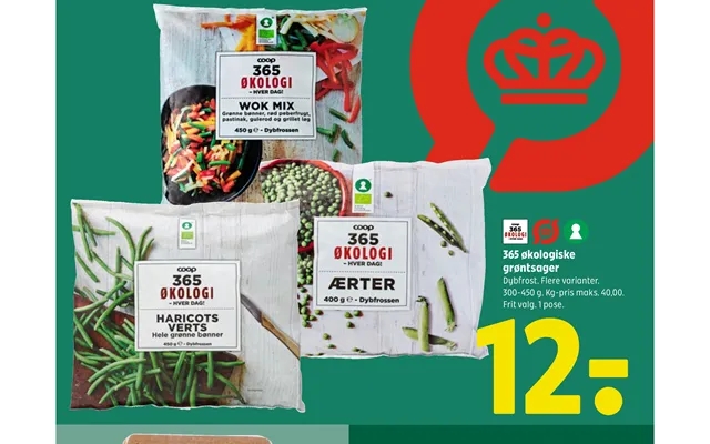 365 Økologiske Grøntsager product image