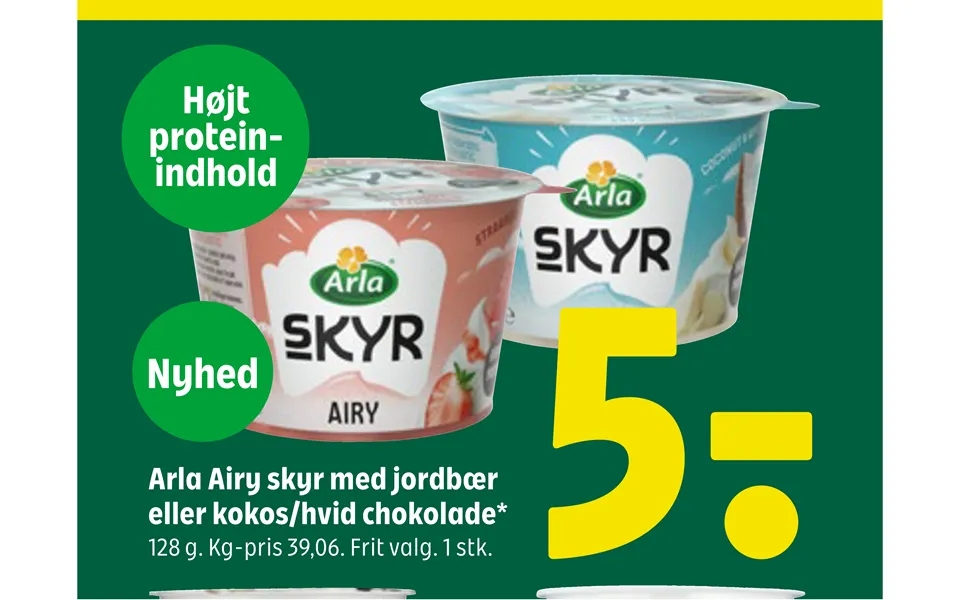 Arla Airy Skyr Med Jordbær