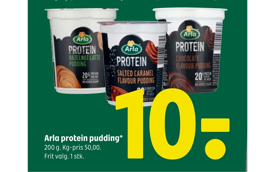 Arla protein pudding