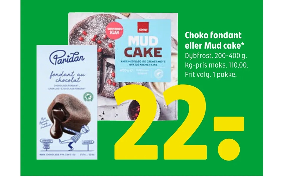 Choko Fondant Eller Mud Cake