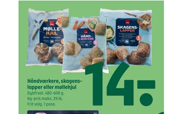 Håndværkere, Skagenslapper Eller Møllehjul product image