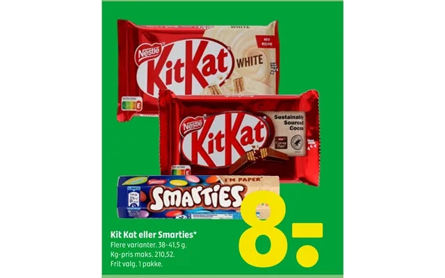 Kit Kat Eller Smarties product image