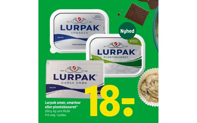 Lurpak Smør, Smørbar Eller Plantebaseret product image