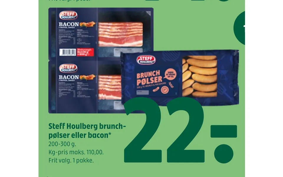 Steff Houlberg Brunchpølser Eller Bacon