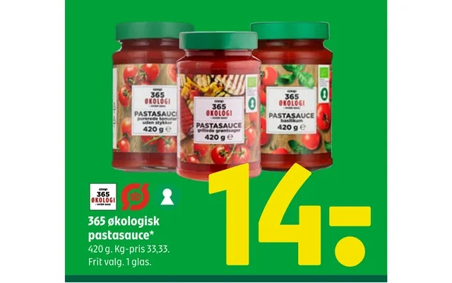365 Organic pasta sauce product image