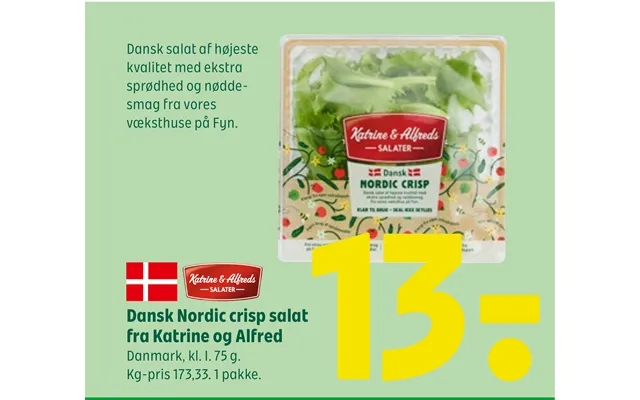 Danish nordic crisp salad product image