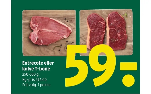 Entrecôte or calves t-bone product image
