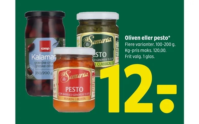 Olives or pesto product image