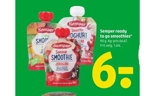 Semper Ready To Go Smoothies product image