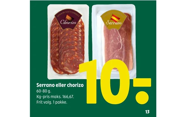 Serrano Eller Chorizo product image