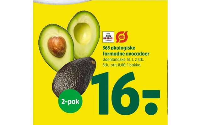 365 Økologiske Formodne Avocadoer product image