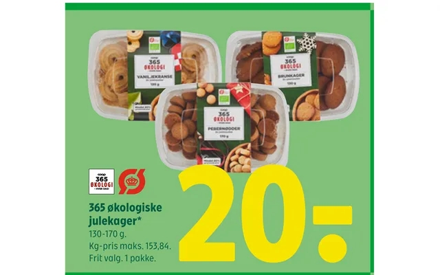 365 Økologiske Julekager product image