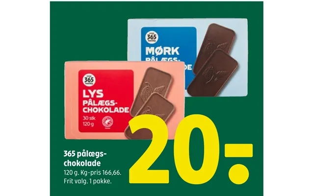 365 Pålægschokolade product image