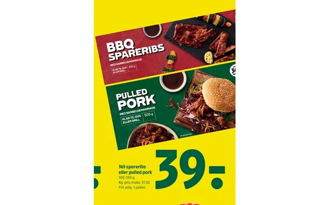 365 Spareribs or pulled pork product image