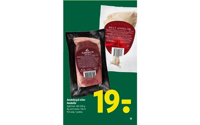 Duck breast or duck legs product image