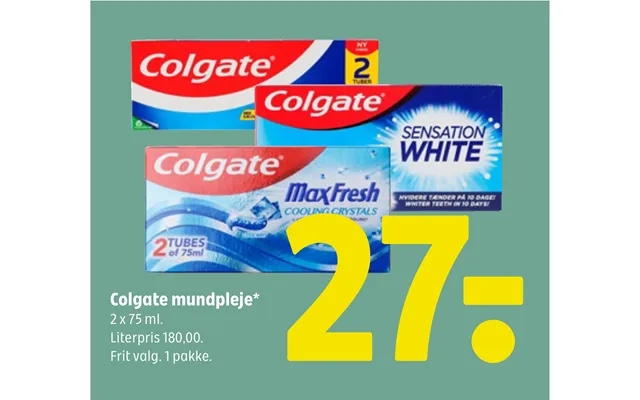 Colgate oral care product image