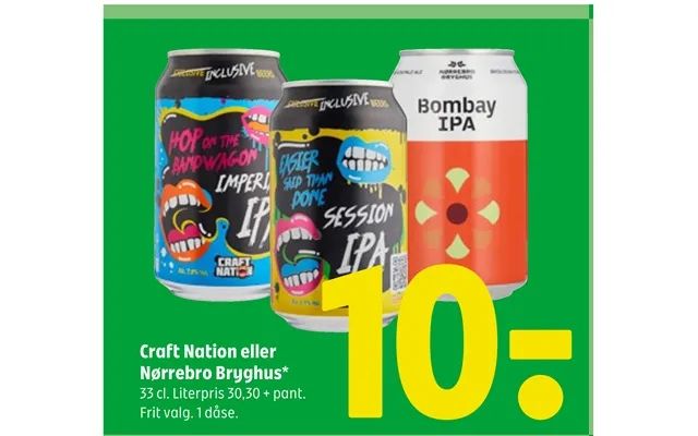 Craft nation or nørrebro brewhouse product image