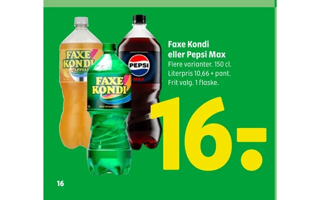 Faxe Kondi Eller Pepsi Max product image