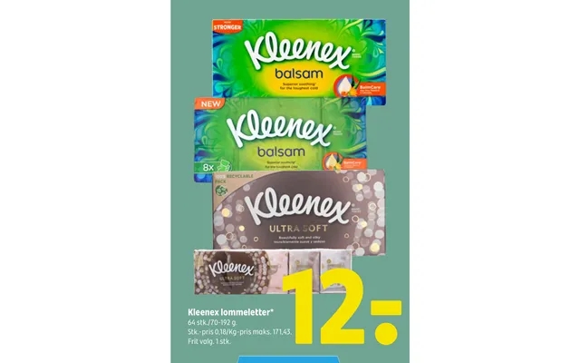 Kleenex lommeletter product image