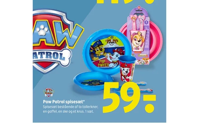 Paw Patrol Spisesæt product image