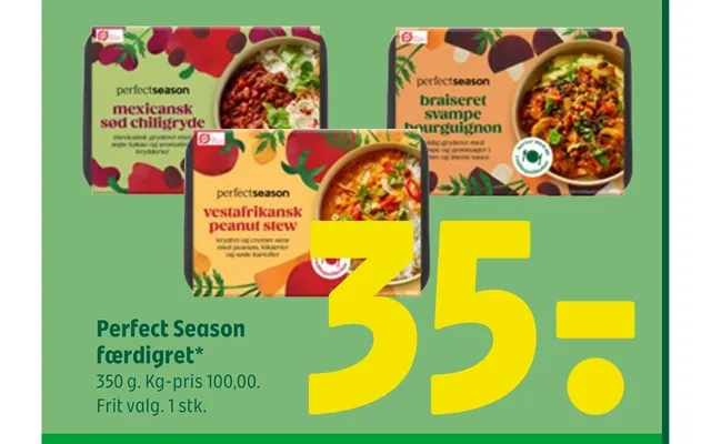 Perfect season ready meal product image