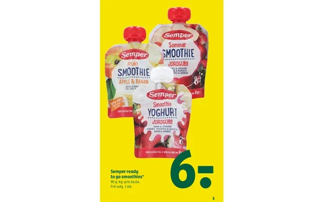 Semper Ready To Go Smoothies product image