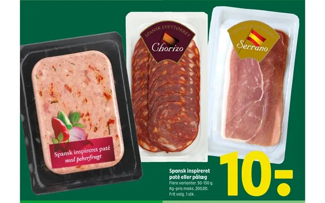 Spanish inspired pate or cold cuts product image