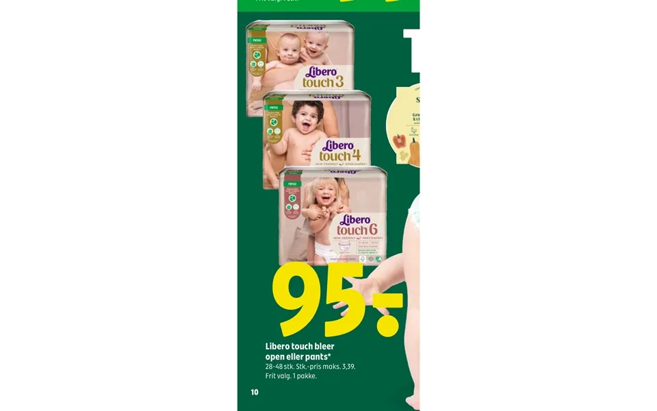 Libero touch diapers open or pants