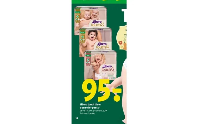 Libero touch diapers open or pants product image