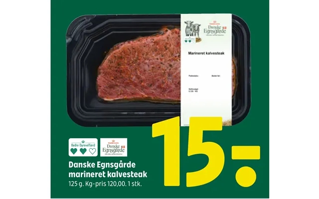 Danish egnsgårde marinated kalvesteak product image