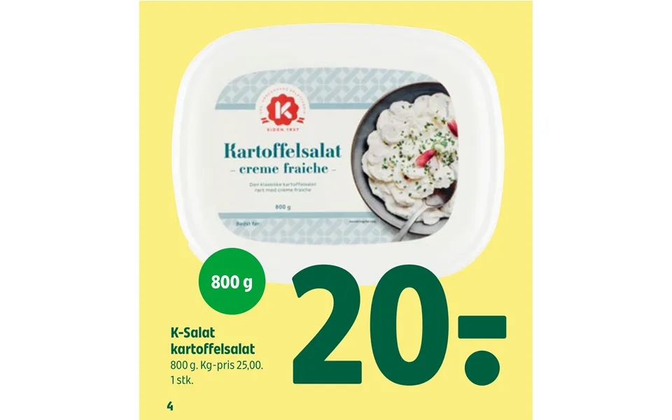 K-salat Kartoffelsalat