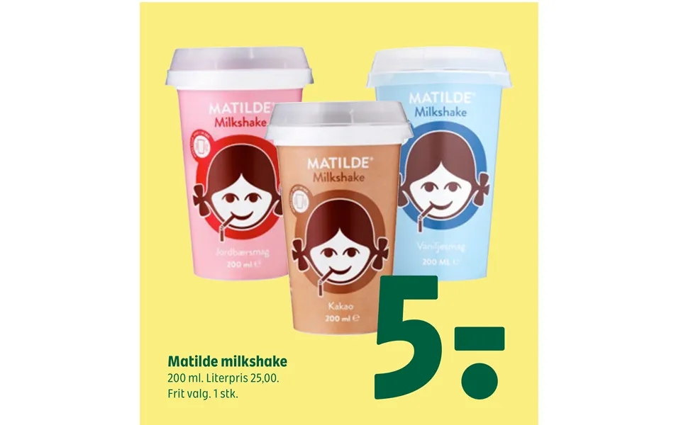 Matilde milk shake