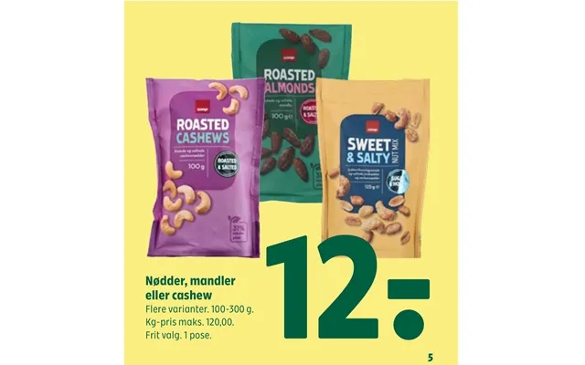 Nødder, Mandler Eller Cashew product image