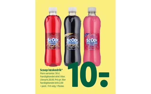 Scoop soft drink product image