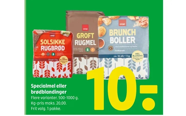 Specialmel or bread mixes product image
