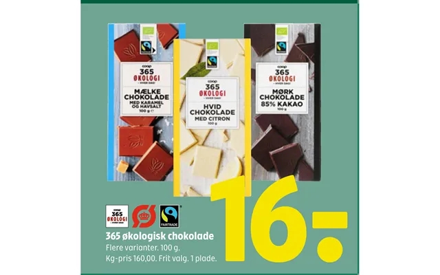 365 Organic chocolate product image