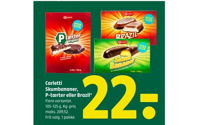 Carletti foam bananas, p-pies or brazil product image