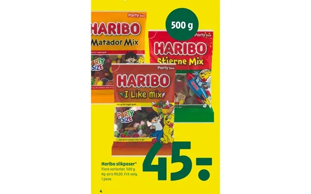Haribo candy bags product image
