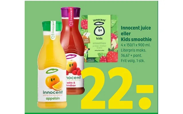 Innocent Juice Eller Kids Smoothie product image