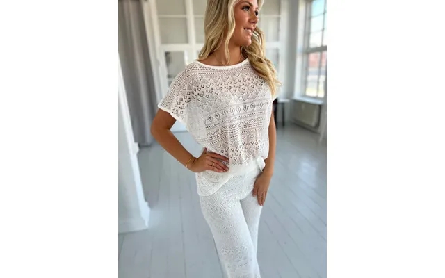 Aaberg Exclusive White Lace Blouse - Onesize product image