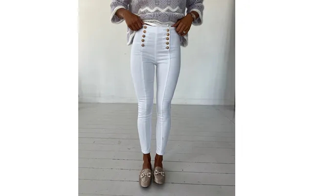 Belle white skinny jeans 1702 - xl product image