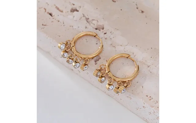 Eclat mini golden hoops - gold product image
