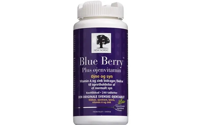 Blue berry plus eye vitamin tablets supplements 240 paragraph product image